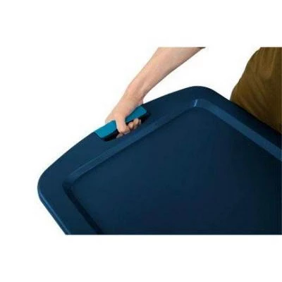 Sterilite 12 Gallon Latch And Carry Storage Tote Box Container 4 Sterilite 12 Gallon Latch And Carry Storage Tote Box Container - Image 4