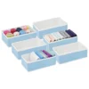 MDesign Soft Fabric Dresser Drawer And Closet Storage Organizer