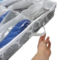 Home Basics Arabesque 12 Pair Non-woven Under The Bed Organizer, Grey -IRIS Storage Deals Store GUEST f30e8e36 5163 4f61 99da cf9dde6a390f