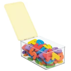 MDesign Plastic Stackable Toy Storage Bin Box With Lid, 5" High, 2 Pack -IRIS Storage Deals Store GUEST f3205a83 514c 4c25 ac8f f5c586ddc67b