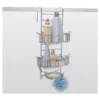 Zenna Home Over The Door Adjustable Rust-Resistant Shower Caddy Stainless Steel