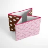 Bacati - Butterflies/Ladybugs Pink/Chocolate Storage Box Large
