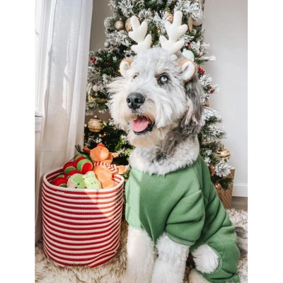 Midlee Candy Cane Rope Basket 2 Midlee Candy Cane Rope Basket - Image 2