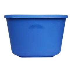 HOMZ 10-Gallon Stackable And Nestable Heavy Duty Plastic Storage Container Organizer Bin With 4 Way Handles, Capri Blue (8 Pack) 6 HOMZ 10-Gallon Stackable And Nestable Heavy Duty Plastic Storage Container Organizer Bin With 4 Way Handles, Capri Blue (8 Pack) -IRIS Storage Deals Store GUEST f5ff811c 44ea 4244 87bb df09f45d2058