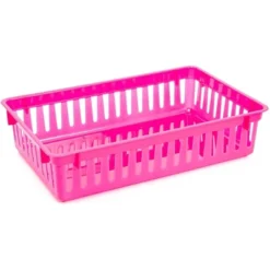 Bright Creations 8 Pack Small Plastic Storage Bins Baskets Trays Organizer For Classroom Drawers Shelves Closet & Desk, 10.25 X 6.5 In -IRIS Storage Deals Store GUEST f60851d1 7deb 4881 a756 e0d02e16180d