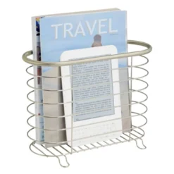 MDesign Metal Farmhouse Standing Bathroom Rack Magazine Holder 23 MDesign Metal Farmhouse Standing Bathroom Rack Magazine Holder -IRIS Storage Deals Store GUEST f6b478be 649a 493b a924 4f4d0d9389a7