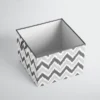 Bacati - MixNMatch Gray Storage Box Large