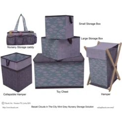 Bacati - Clouds In The City Mint//Gray Storage Toy Chest 6 Bacati - Clouds In The City Mint//Gray Storage Toy Chest -IRIS Storage Deals Store GUEST f75fbb54 ae59 46cf a85b ad5dae9e2cc3