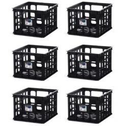 Sterilite Plastic Black Storage Box Milk Crate Containers Home 13 Sterilite Plastic Black Storage Box Milk Crate Containers Home -IRIS Storage Deals Store GUEST f7f85737 92f8 45e4 941f e6cfdcf5fc40