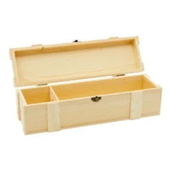 Bright Creations Wood Single Bottle Wine Gift Box, Pinewood Wooden Wine Crate Storage Case With Clasp For Birthday, Wedding, Housewarming 14 Bright Creations Wood Single Bottle Wine Gift Box, Pinewood Wooden Wine Crate Storage Case With Clasp For Birthday, Wedding, Housewarming -IRIS Storage Deals Store GUEST f86516b9 6267 4d33 867a e1b6a0f74716