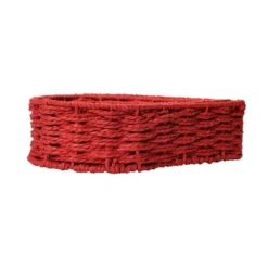 Household Essentials Set Of 3 Nesting Heart Baskets Paper Rope Red -IRIS Storage Deals Store GUEST f88156cb 4480 40ee ac36 f58d9786bcc5