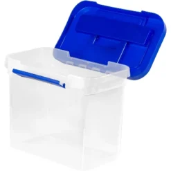 Bankers Box Heavy Duty Plastic File Storage 14 1/4 X 8 3/5x 11 Clear 0086301