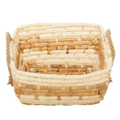Set Of 3 Contemporary Sea Grass Storage Baskets Brown - Olivia & May 9 Set Of 3 Contemporary Sea Grass Storage Baskets Brown - Olivia & May -IRIS Storage Deals Store GUEST f989733c 504c 474a 8c86 0deec0680382