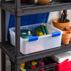 IRIS 26.5qt WeatherPro Plastic Storage Bin -IRIS Storage Deals Store GUEST f9c5a4de bcd2 4276 88df 383971834ace