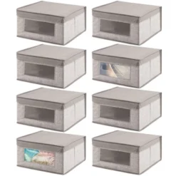 MDesign Fabric Closet Storage Organizer Box - Medium -IRIS Storage Deals Store GUEST fa031af8 9c7d 4d53 9bbe fa3a1fc3c0eb