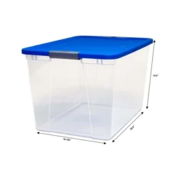 Homz 64 Quart Secured Seal Latch Extra Large Single Clear Stackable Storage Container Tote, Garage, Or Basement 10 Homz 64 Quart Secured Seal Latch Extra Large Single Clear Stackable Storage Container Tote, Garage, Or Basement -IRIS Storage Deals Store GUEST fa2759d8 b905 46d8 9853 1800c219ce2c