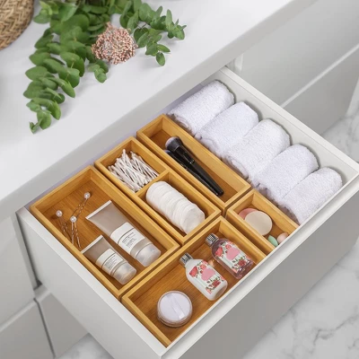 Royal Craft Wood Universal Bamboo Storage Box Set 3 Royal Craft Wood Universal Bamboo Storage Box Set - Image 3