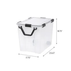 IRIS USA WEATHERPRO Airtight Plastic Storage Bin With Lid And Seal And Secure Latching Buckles -IRIS Storage Deals Store GUEST fa362b94 a81b 4d40 8ffc 8b1b34c0e5ee