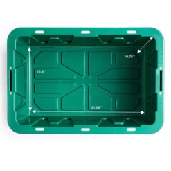 HOMZ 4415MXDC.02 Durabilt 15 Gallon Heavy Duty Impact Resistant Stackable Holiday Storage Tote With Snap-Fit Lid, Green/Red (2 Pack) 7 HOMZ 4415MXDC.02 Durabilt 15 Gallon Heavy Duty Impact Resistant Stackable Holiday Storage Tote With Snap-Fit Lid, Green/Red (2 Pack) -IRIS Storage Deals Store GUEST fa726361 20f7 4528 a2dd 7a9ad6117615