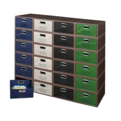 Niche Cubo 6pk Half Size Foldable Fabric Storage Bins With Label Holder Black -IRIS Storage Deals Store GUEST fa8aec7d dbdf 435e 9b2f c8a30eaeb9fc