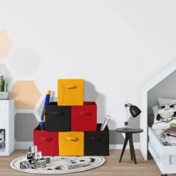 Sorbus 6pk Home Storage Bundle Drawer And Closet Bins Yellow Red Navy -IRIS Storage Deals Store GUEST faca5ca4 8dbd 440a 8f52 e85246ffcb89