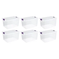 Sterilite 66 Quart Clear Plastic Latching Handle Storage Container Tote -IRIS Storage Deals Store GUEST fcd20d03 6180 4fc2 9be3 6d9aa34c1317