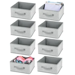MDesign Fabric Modular Closet Organizer Box For Cube Units, 8 Pack -IRIS Storage Deals Store GUEST fd03bebd 80c4 458d 89bd 9726f37005bc