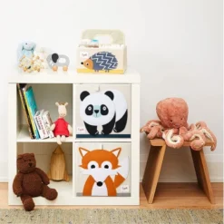 3 Sprouts Kids Childrens Collapsible Fabric 13 X13 X 13 Inch Storage Cube Bin Box For Cubby Shelves, Orange Fox And Panda Bear (2 Pack) 7 3 Sprouts Kids Childrens Collapsible Fabric 13 X13 X 13 Inch Storage Cube Bin Box For Cubby Shelves, Orange Fox And Panda Bear (2 Pack) -IRIS Storage Deals Store GUEST fdd3883c 3121 492f 89e9 cc9d9cc6c9cf