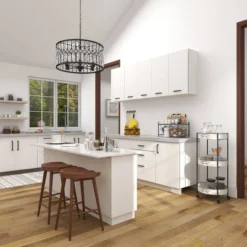 34 X 16 Farmhouse Metal Storage Cart White - Olivia & May -IRIS Storage Deals Store GUEST fe0e4718 3d79 4608 b2a9 7dd19a8264ec