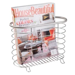MDesign Metal Farmhouse Standing Bathroom Rack Magazine Holder 19 MDesign Metal Farmhouse Standing Bathroom Rack Magazine Holder -IRIS Storage Deals Store GUEST fe64534e 8292 4789 bc25 c79eafdd24a0