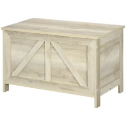 HOMCOM 19" Farmhouse Storage Chest, Lift Top Box Organizer With Safety Hinge To Open Up 150° For Bedroom, Entryway, Living Room, White 7 HOMCOM 19" Farmhouse Storage Chest, Lift Top Box Organizer With Safety Hinge To Open Up 150° For Bedroom, Entryway, Living Room, White -IRIS Storage Deals Store GUEST ff1e319e bd0a 49c5 bfc4 5616d0dd54c9