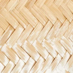 MDesign Woven Ombre Bamboo Hanging Wall Storage Organizer Basket, Natural/White -IRIS Storage Deals Store GUEST ff5f9210 a214 47ab 82f5 1aeb0e2b303d