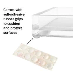 Hastings Home Decorative Acrylic Catchall Tray For Bedroom, Bathroom, And Office Storage - Clear -IRIS Storage Deals Store GUEST ffdde279 85e9 46cb 868c 30041851810e